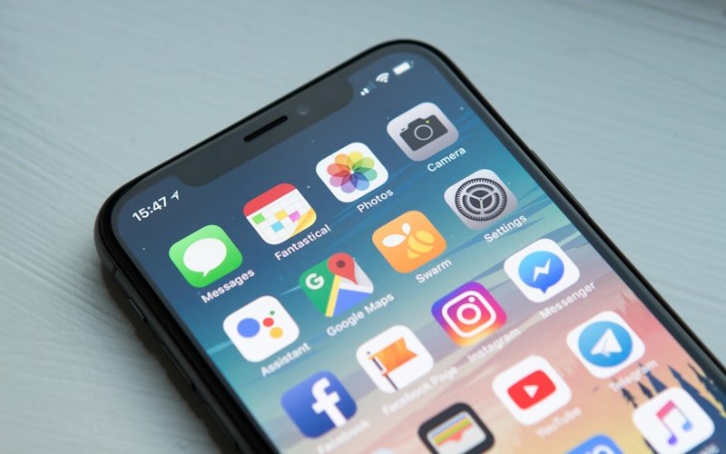 Person browsing on a smartphone