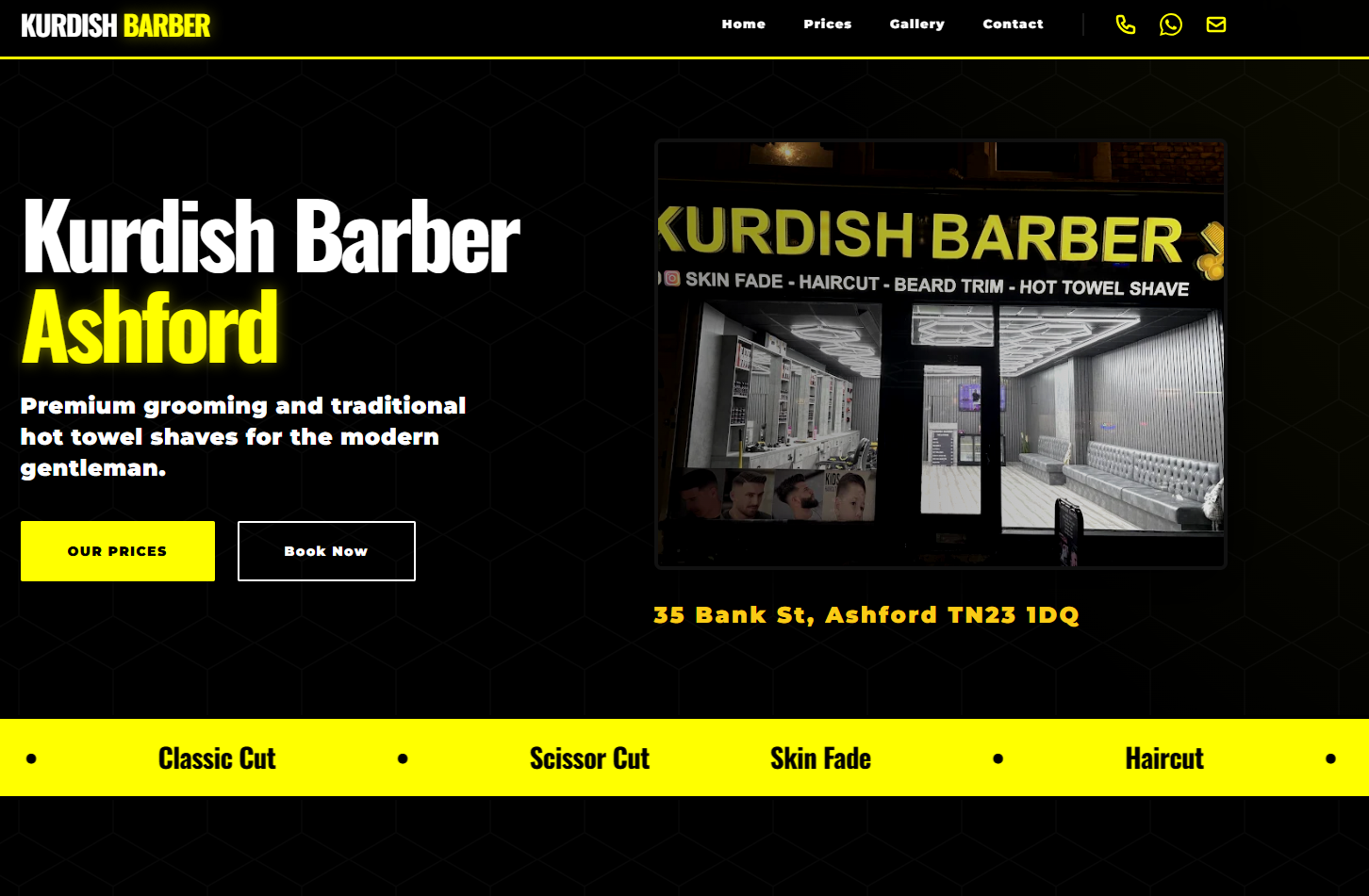 Barber website